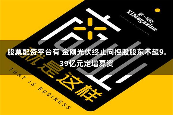 股票配资平台有 金刚光伏终止向控股股东不超9.39亿元定增募资