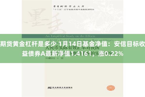 期货黄金杠杆是多少 1月14日基金净值：安信目标收益债券A最新净值1.4161，涨0.22%