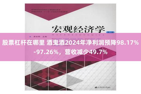 股票杠杆在哪里 酒鬼酒2024年净利润预降98.17%-97.26%，营收减少49.7%